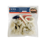 Mix seafood: Shrimps, Mussels, Calamari, fish fillet and Surimi crab legs fusion