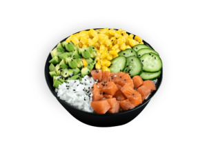salmon poke bowl
