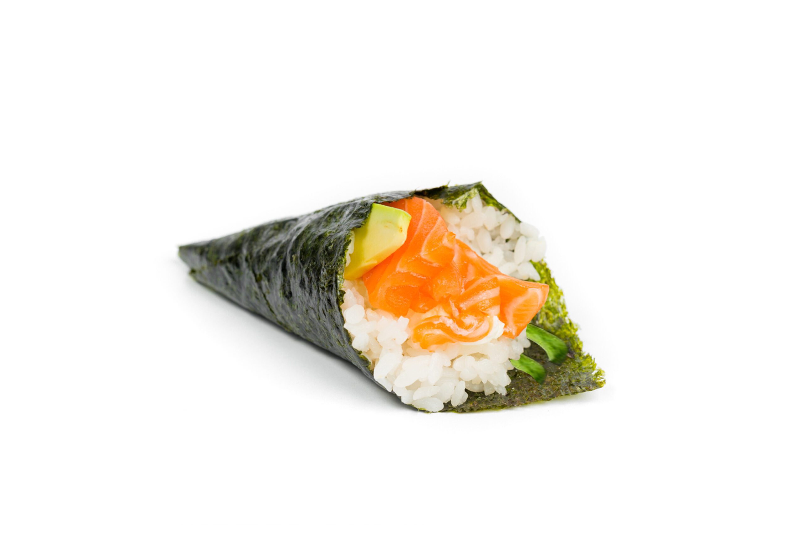 Salmon Temaki sushi