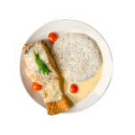 Grilled salmon
