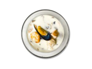 شوربة سي فوود تايلاندي بجوز الهند