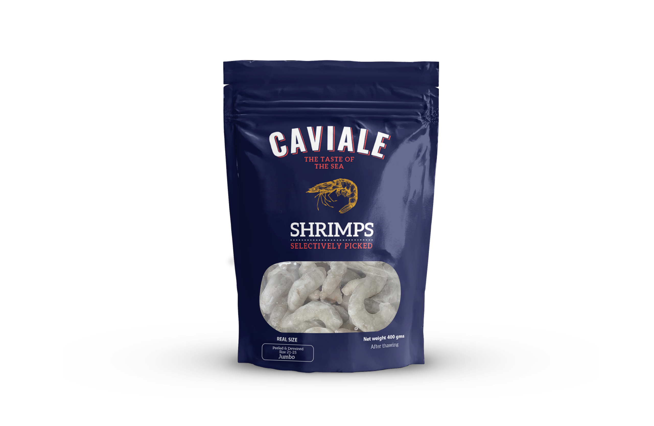 Caviale shrimps (21-25) gourmet jumbo shrimp